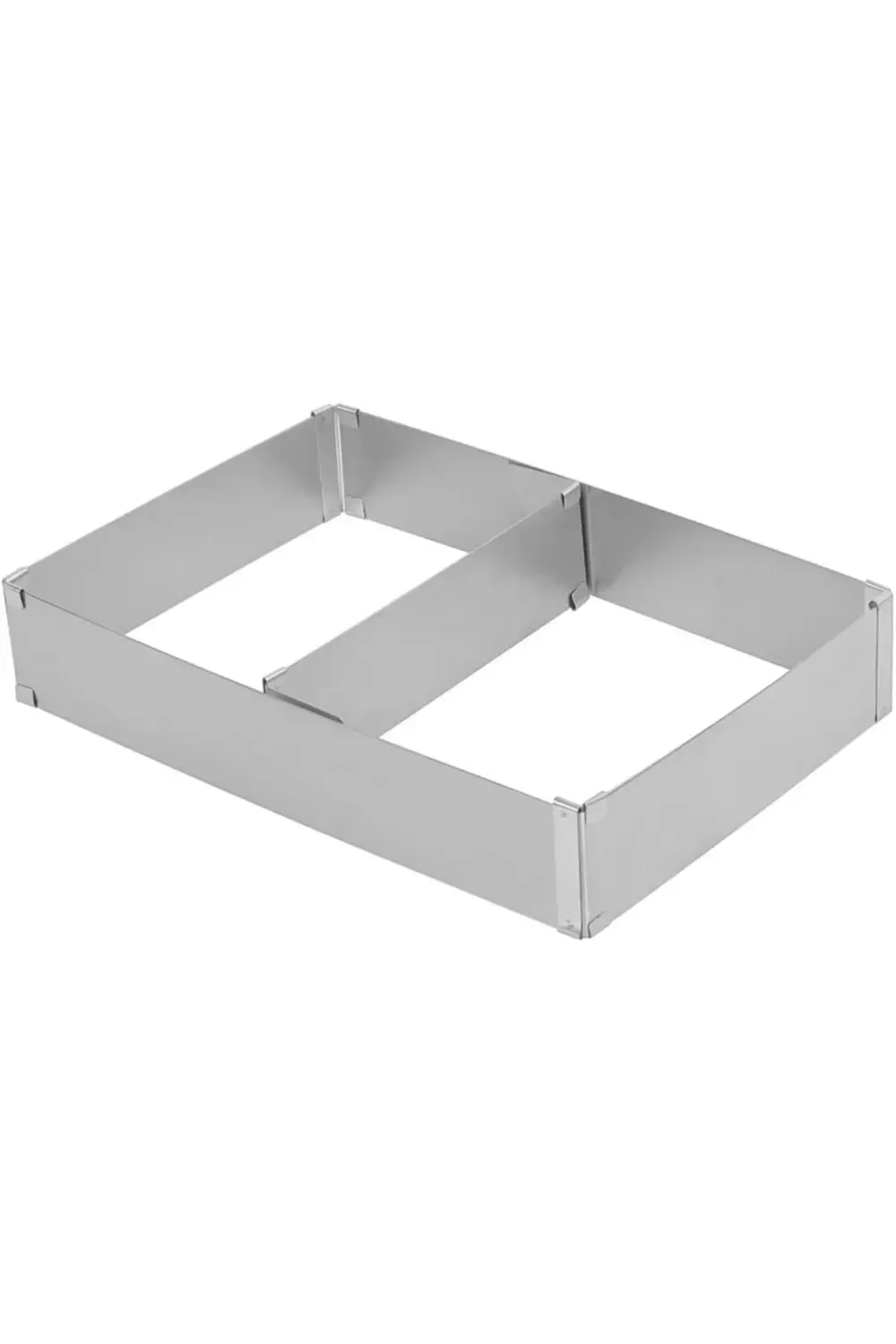 Nar Kalıp Narkalıp Dikdörtgen Bölmeli Kek Kalıbı Derinlik 10 Cm