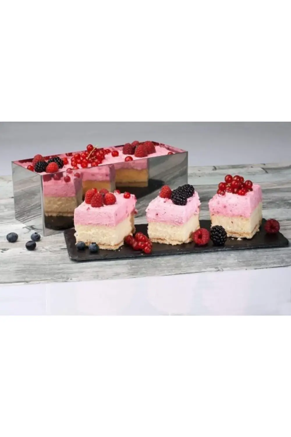 Nar Kalıp Narkalıp Dikdörtgen Kek Kalıbı Deinlik 8Cm