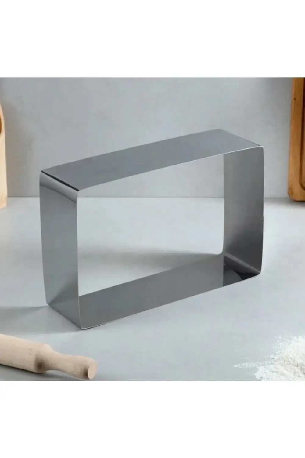 Nar Kalıp Narkalıp Dikdörtgen Kek Kalıbı En-18Cm Boy-28 Cm Derinlik 7Cm