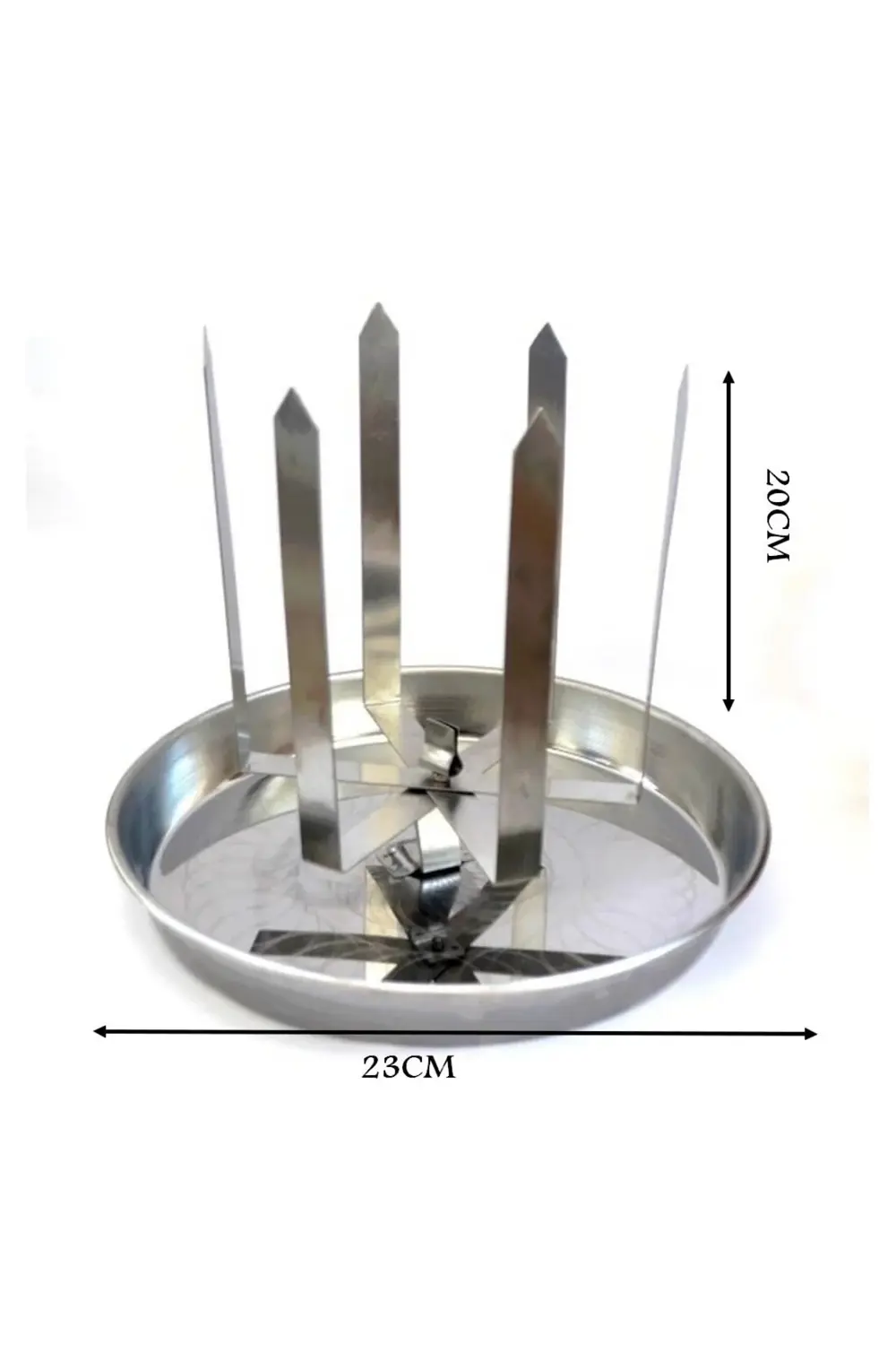 Nar Kalıp Narkalıp Fırında Tenekede Tavuk Et Şiş Pişirme Aparatı