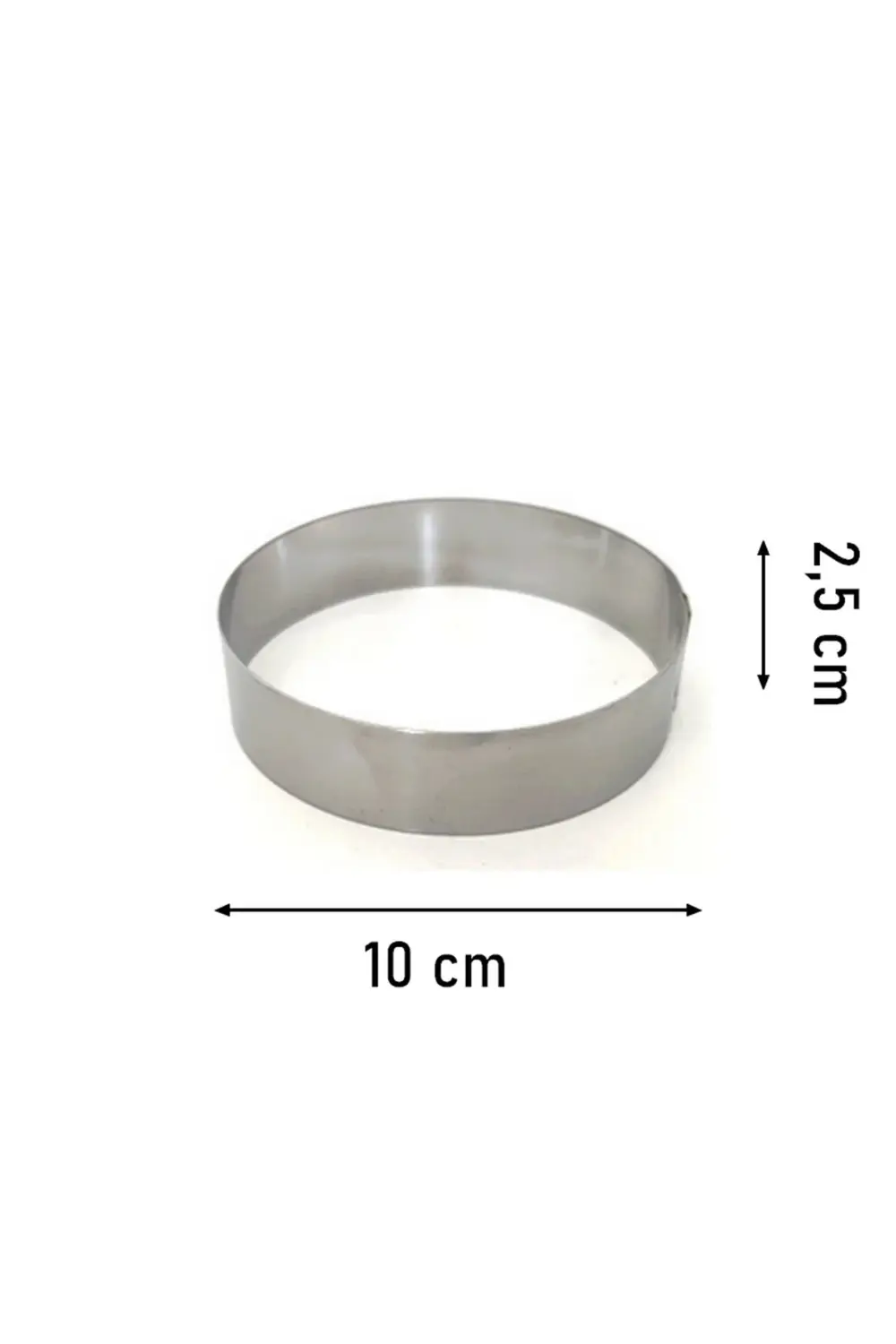 Nar Kalıp Narkalıp Hamburger Ekmeği Pişirme Kalıbı 4 Lü Çap 10 Cm Derinlik