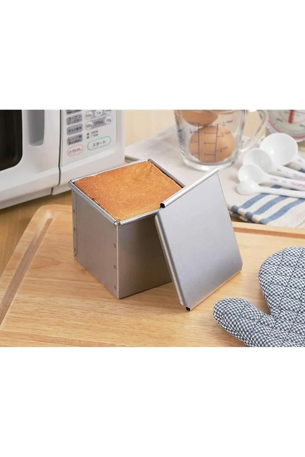 Nar Kalıp Narkalıp Kare Ekmek Pişirme Kalıbı Çap 10 Cm Derinlik 10 Cm