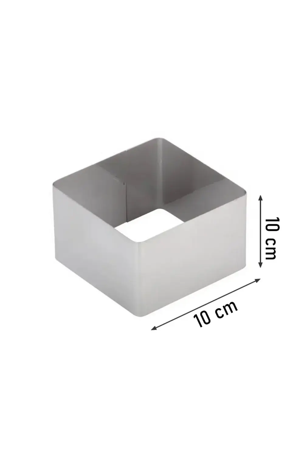 Nar Kalıp Narkalıp Kare Kek Pasta Kalıbı Çap 10 Cm Derinlik 10 Cm