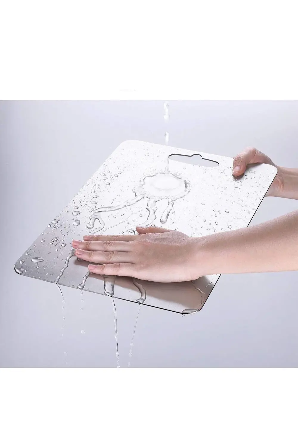 Narkalıp Metal Kesme Tahtası, Paslanmaz Çelik Mutfak Doğrama Taht