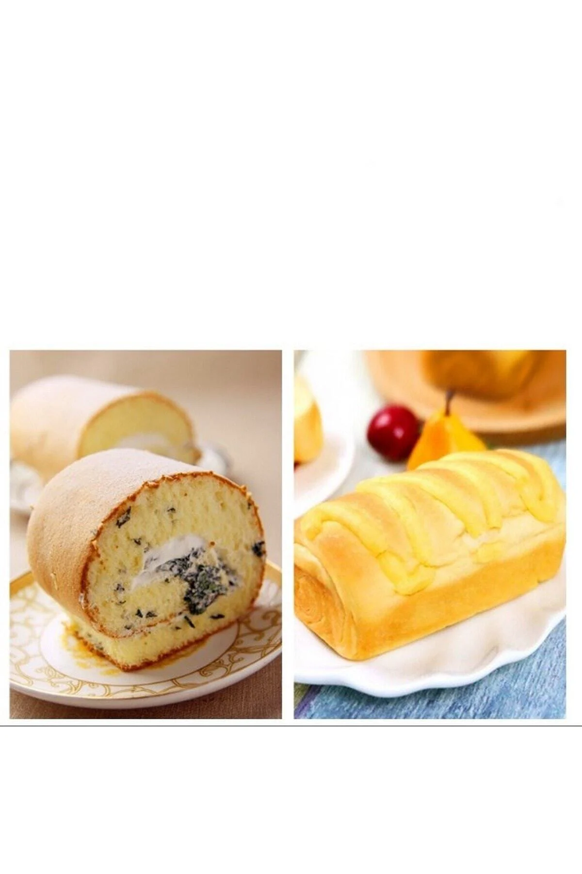 Narkalıp Oval Şeklinde Mozaik,rulo Pasta Ve Ekmek Pişirme Kalıbı 