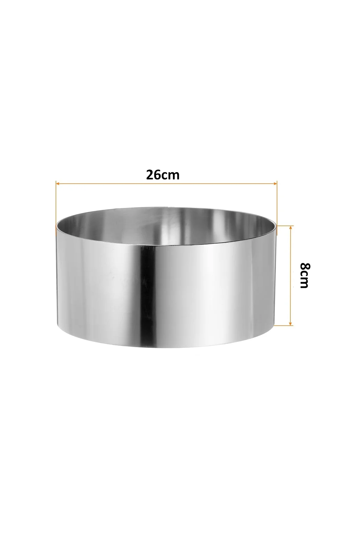 Narkalıp Paslanmaz Çelik Çember Kek Kalıbı 26 cm Çap – 8 cm Derinlik Fiyatı, Yorumları ve Özellikleri