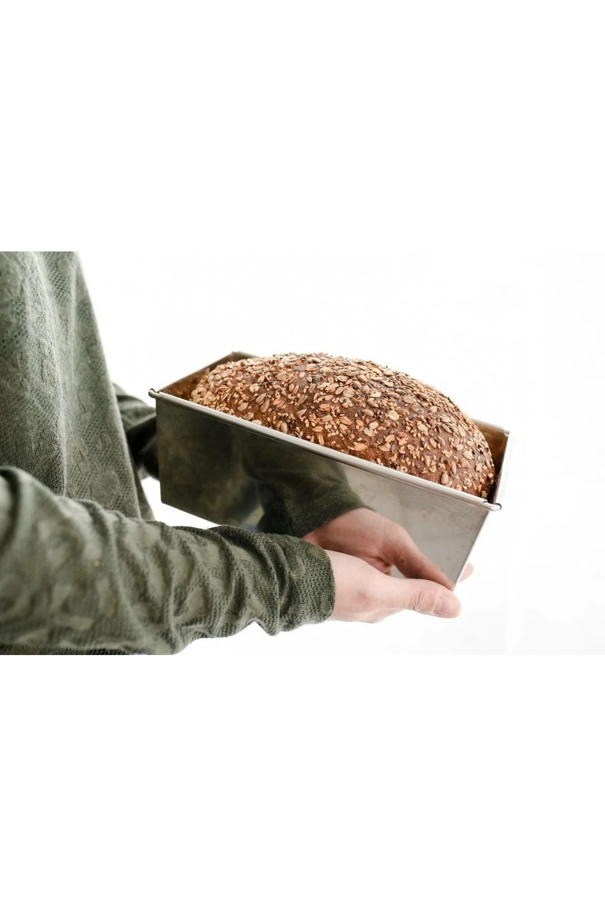 Narkalıp Paslanmaz Çelik Baton Ekmek Ve Kek Kalıbı 25cm