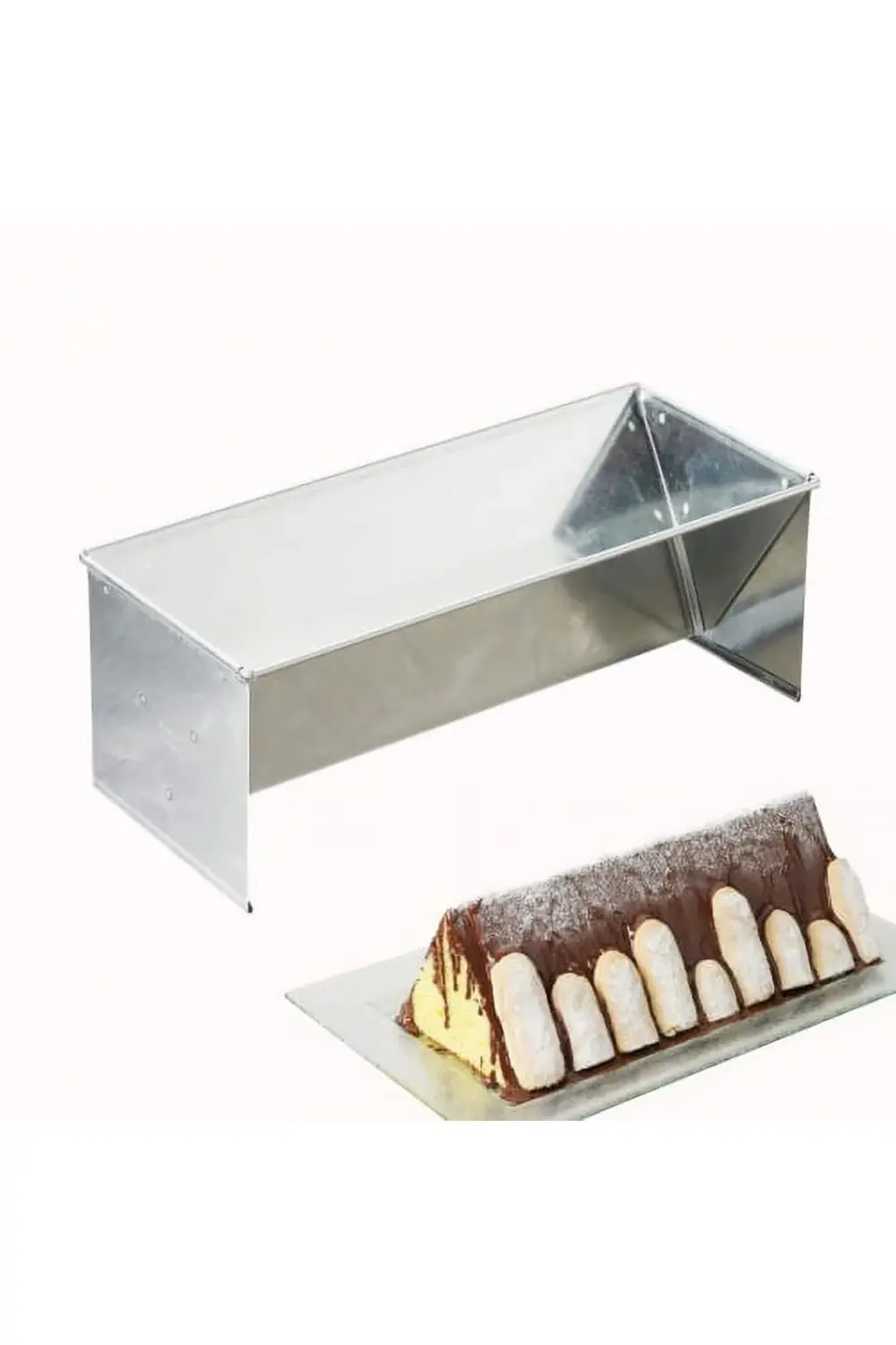 Nar Kalıp Narkalıp Paslanmaz Çelik  Mozaik Pasta Kalıbı Boy 30 Cm