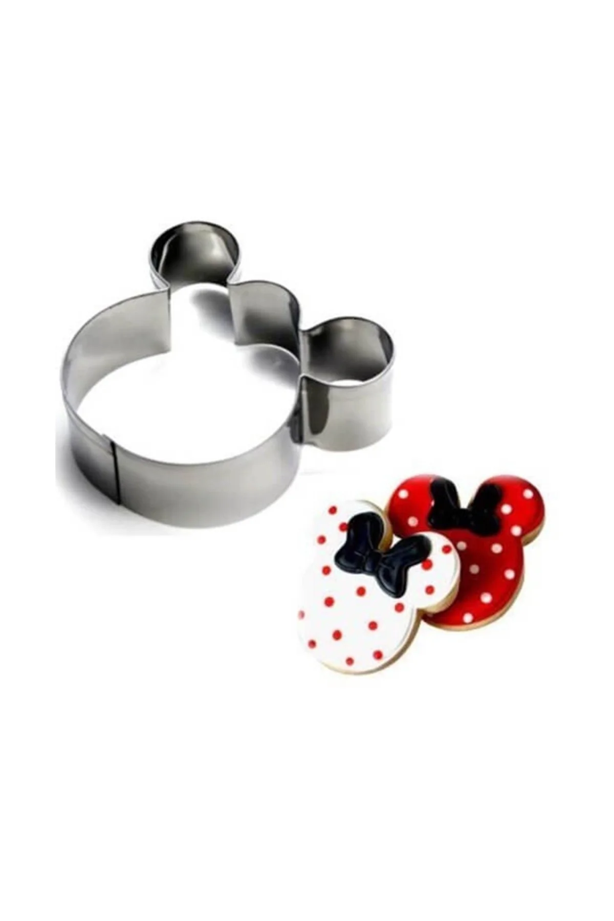 Narkalıp Paslanmaz Kopat Kurabiye Kalıbı Minnie Mouse Ürün Ölçüle