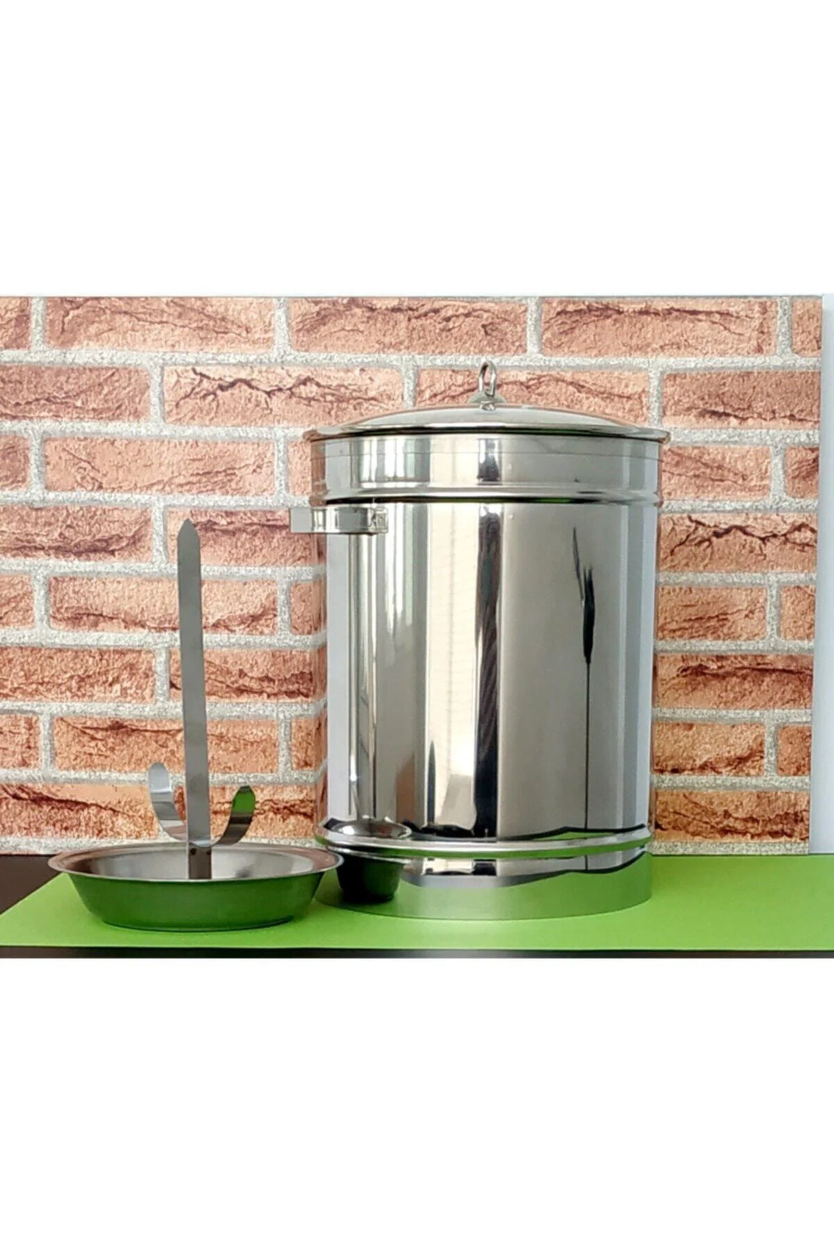 Narkalıp Paslanmaz Krom Çelik Teneke Tavuk Pişirme Aparatı 2 Li T