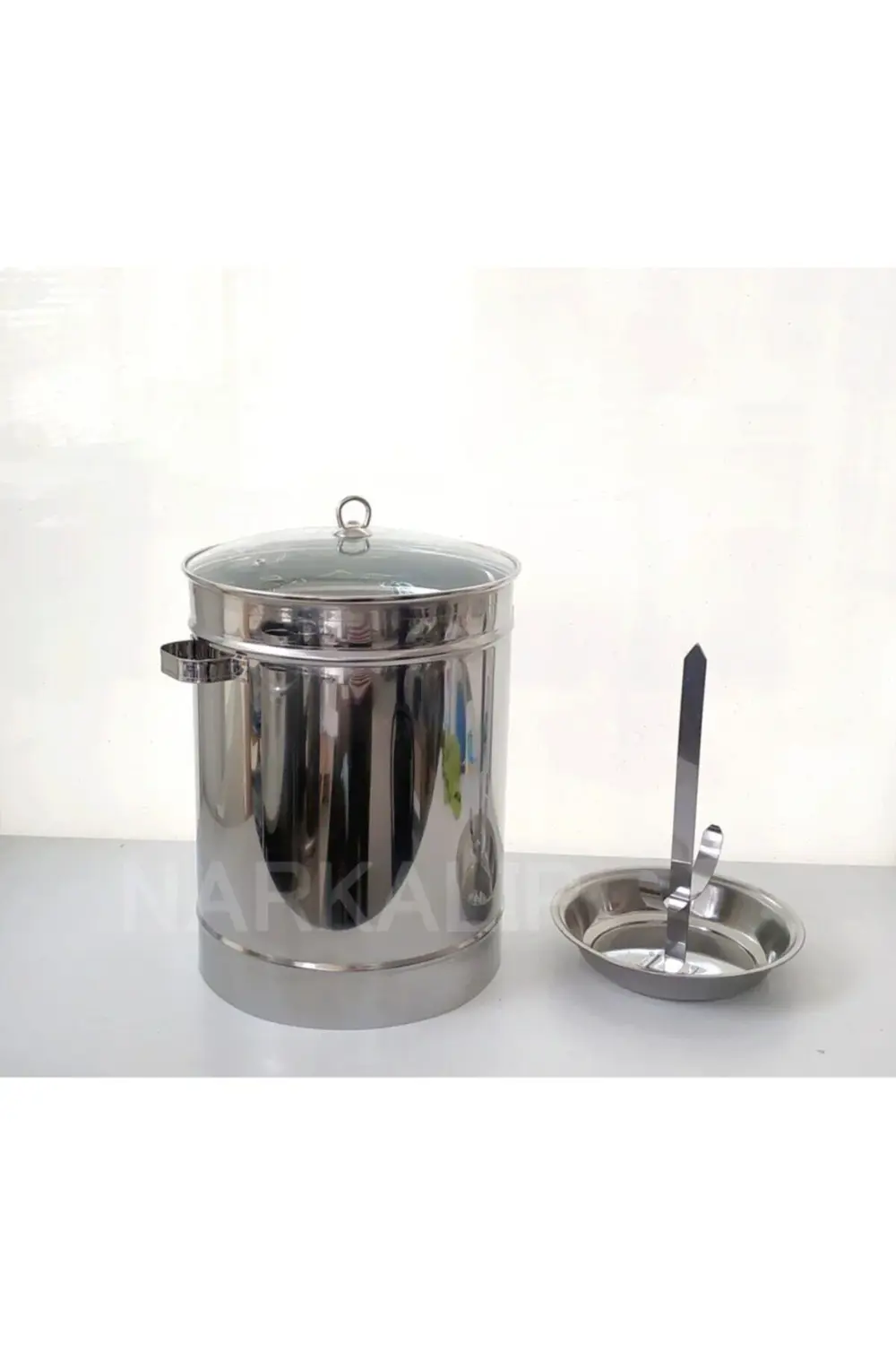 Narkalıp Paslanmaz Krom Çelik Teneke Tavuk Pişirme Aparatı 2 Li T