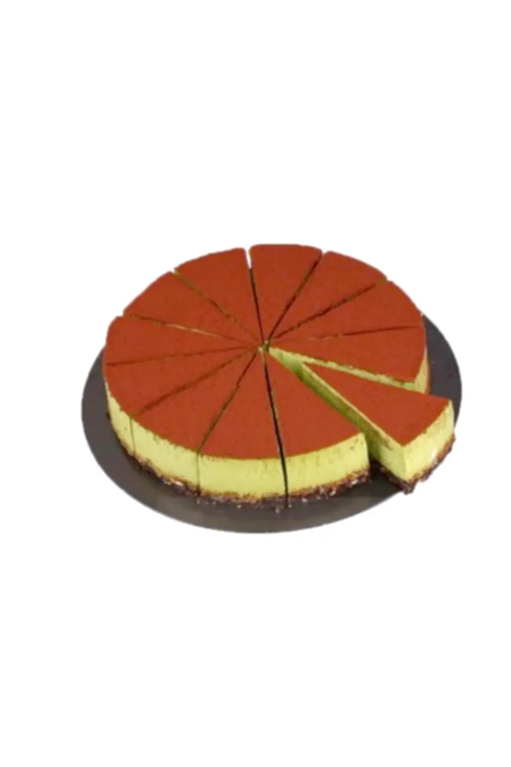 Nar Kalıp Narkalıp Pratik Yuvarlak Kek Pasta Dilimleme Çap 23 Cm 12 Dilim