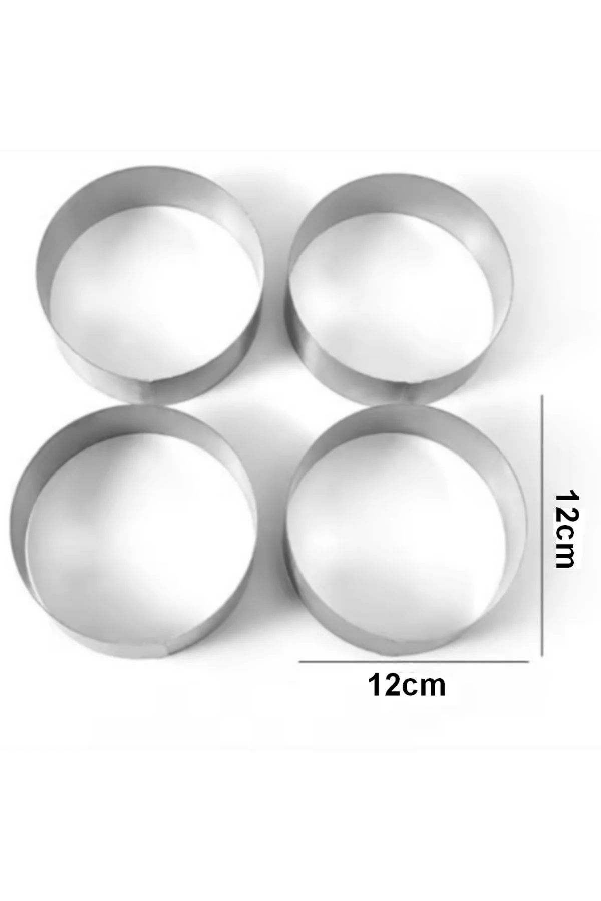 Narkalıp Roll Kek Krovasan Kalıbı Çap 12cm Derinlik 4cm 4 A det