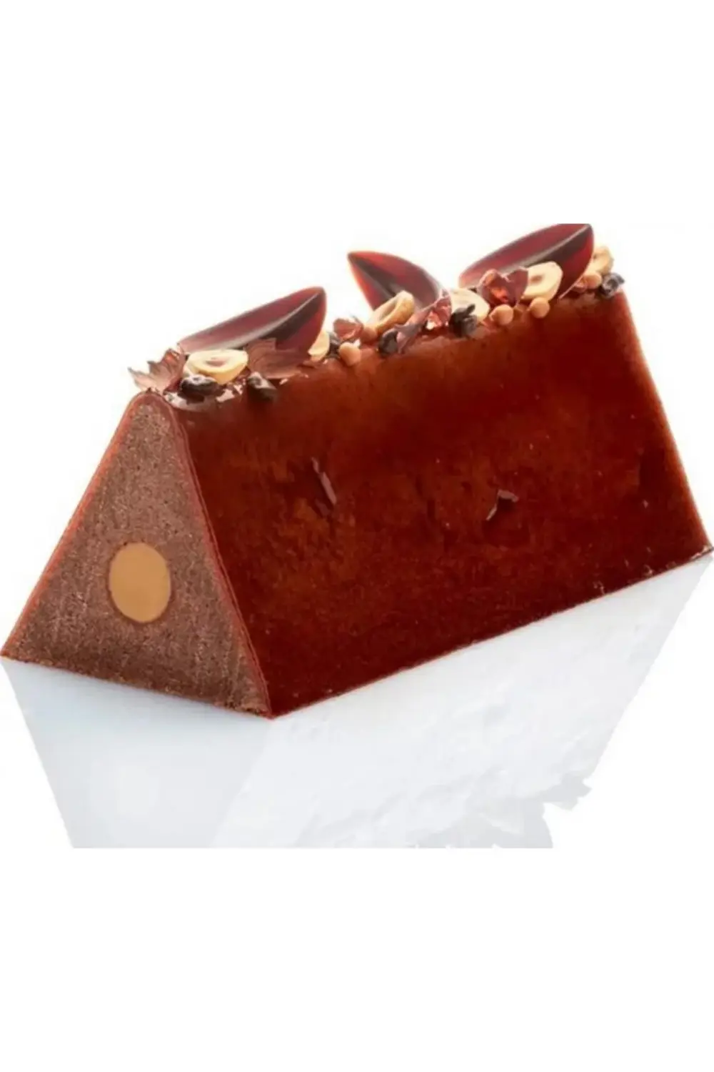 Nar Kalıp Narkalıp Üçgen Modeli  Borulu Travel Kek Kalıbı Boy 25Cm