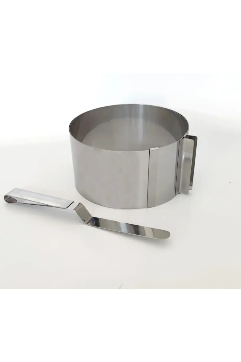 Narkalıp Yuvarlak Ayarlı Kek Kalıbı Ve Pasta Sıvama Palet Bıçağı