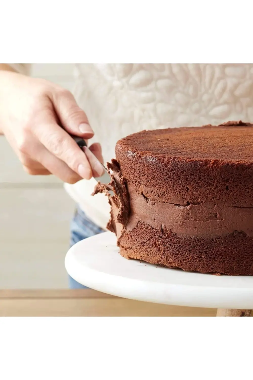 Narkalıp Yuvarlak Ayarlı Kek Kalıbı Ve Pasta Sıvama Palet Bıçağı