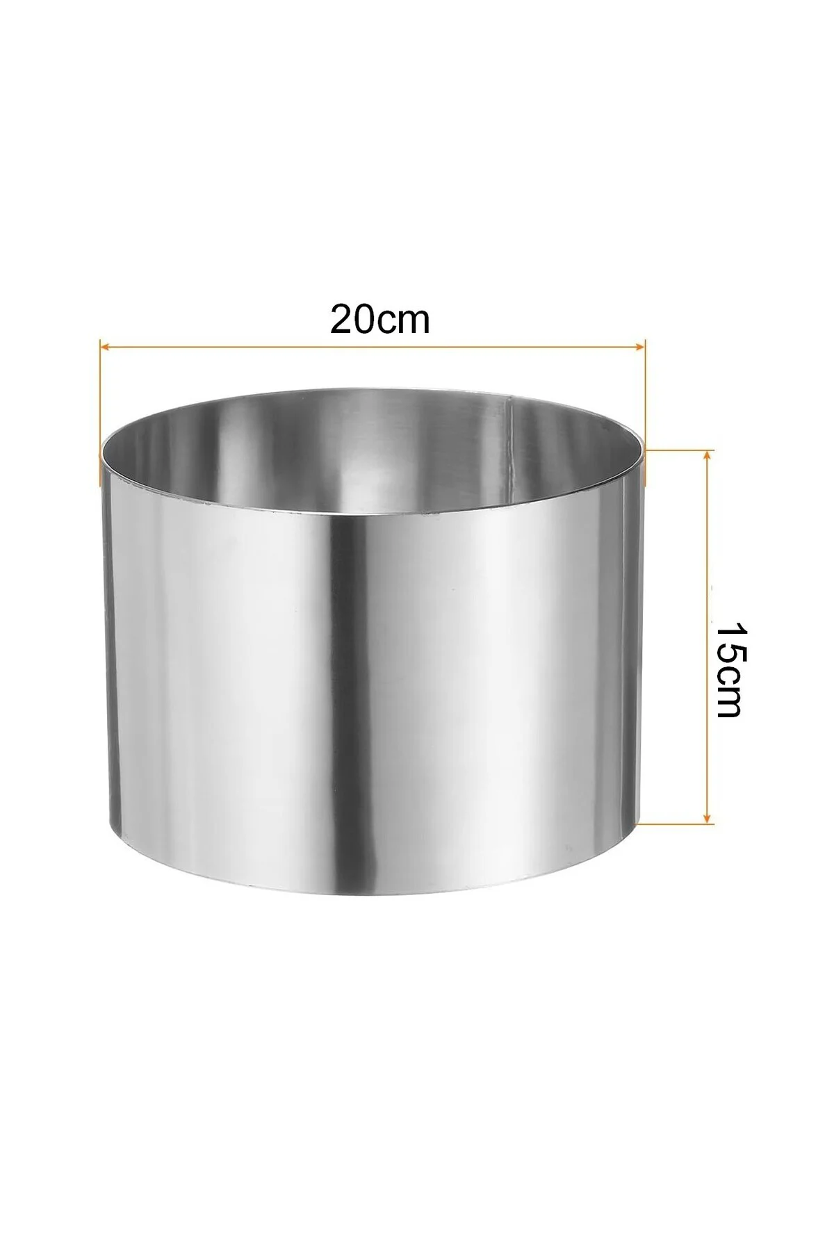 Narkalıp Yuvarlak Kek Kalıbı Çap 20cm Derinlik 15cm