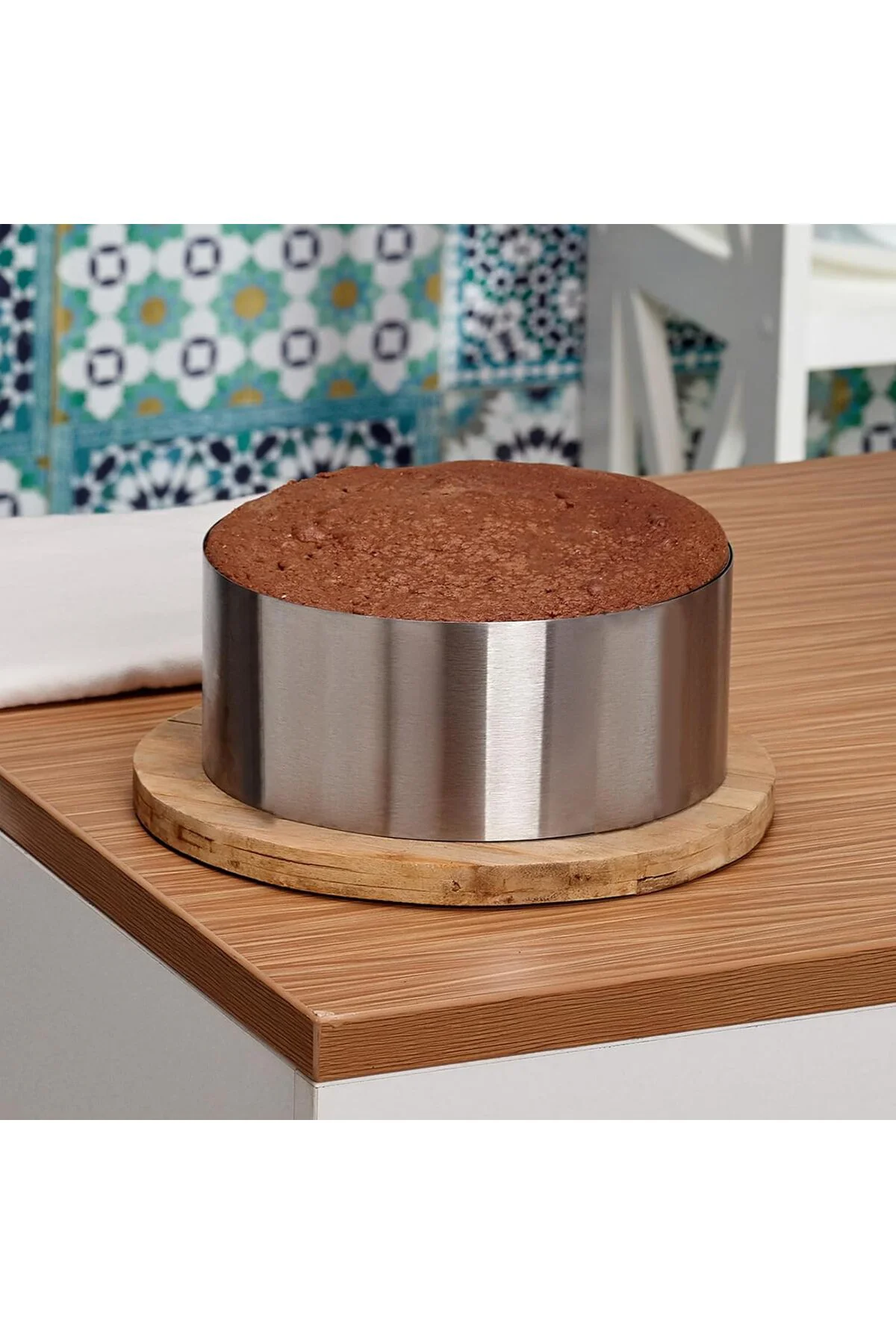 Narkalıp Yuvarlak Kek Kalıbı Çap 20cm Derinlik 15cm