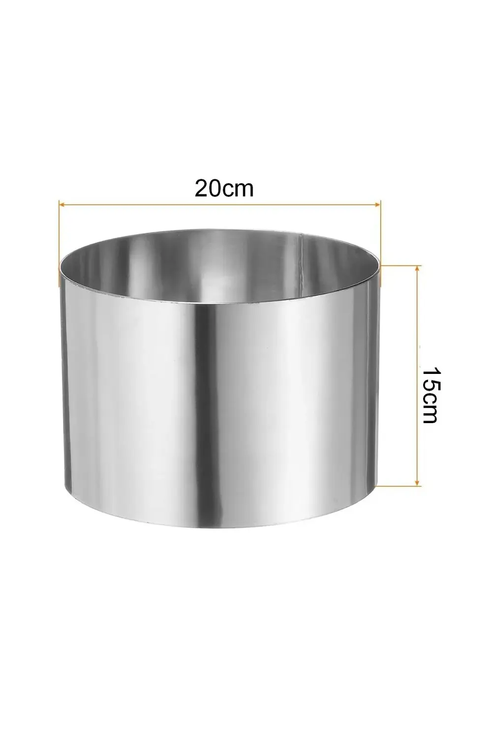 Narkalıp Yuvarlak Kek Kalıbı Çap 20cm Derinlik 15cm