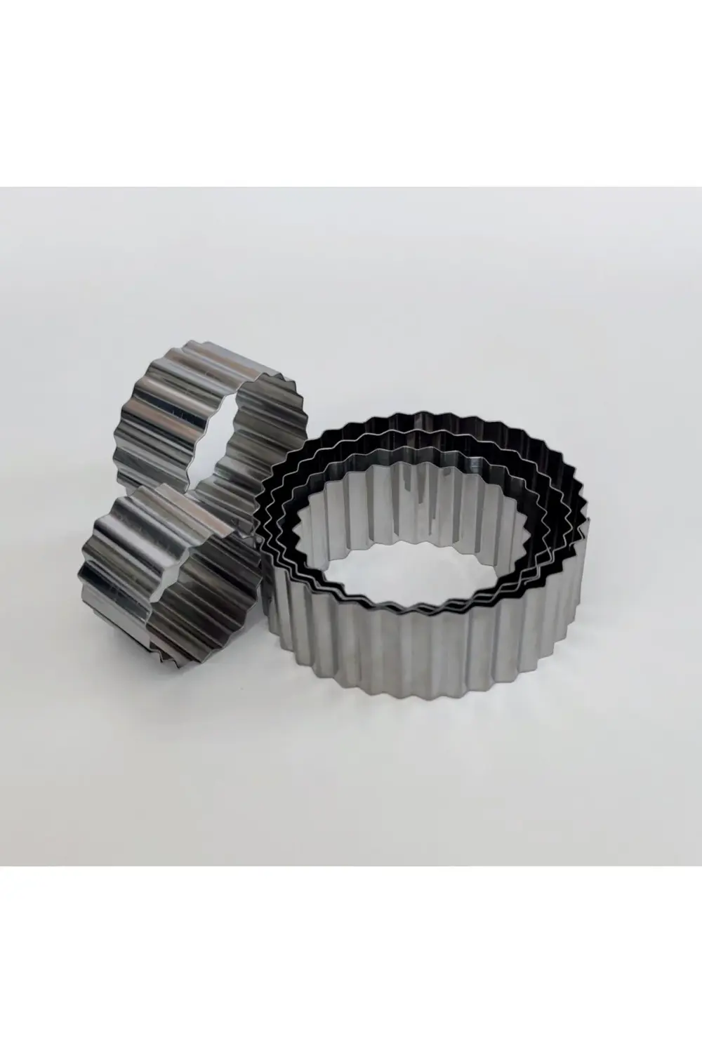 Nar Kalıp Narkalıp Yuvarlak Küçük Tırtıklı Kurabiye Kalıbı 6 Lı