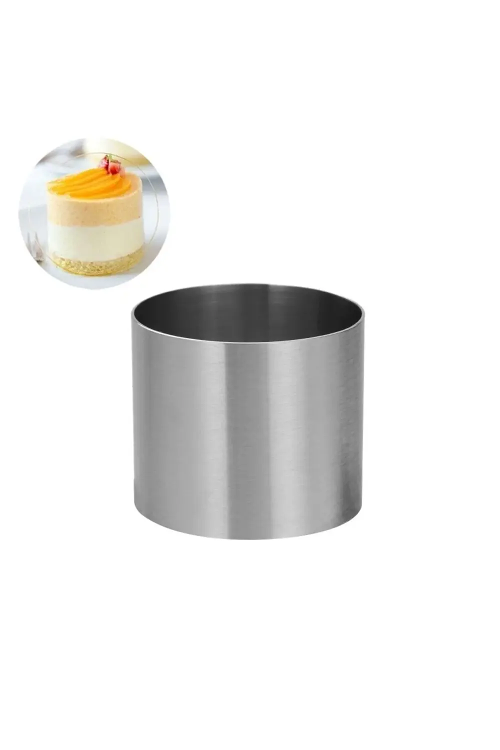 Nar Kalıp Narkalıp Yuvarlak Parfe Kek Kalıbı Çap 10Cm Derinlik 10Cm