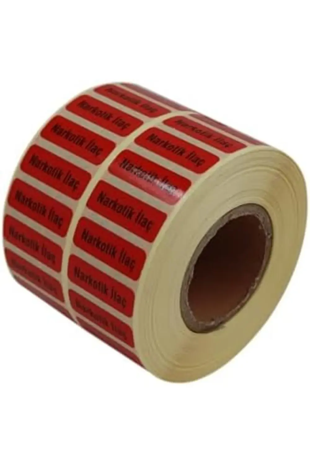 Narkotik İlaç Etiketi 30mm X 10mm 5000 Adet Kuşe Rulo Etiket 3955