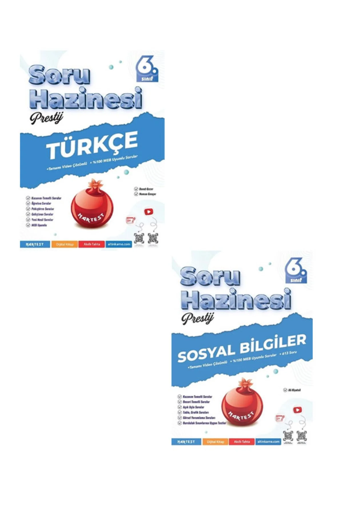 Nartest 6. Sınıf Maarif Model Türkçe Sosyal Bilgiler Soru Hazines