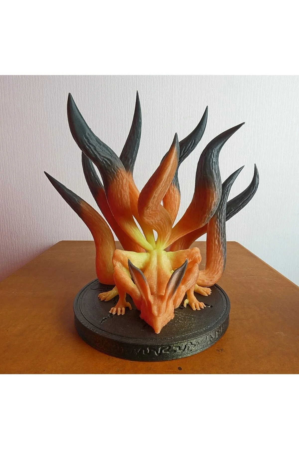 Naruto 9 Kuyruklu Şeytan Tilki Boyalı Figür 15 cm