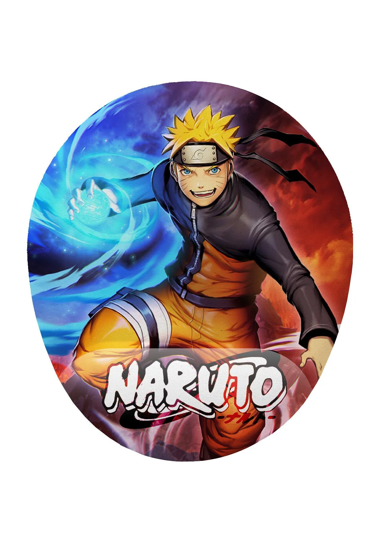 Naruto Bilek Destekli Mouse Pad Ergonomik Kaymaz Taban Mousepad F
