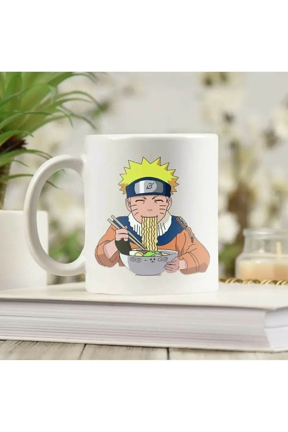 Naruto Ramen Kupası Hediyelik Anime Baskılı Kupa Bardak
