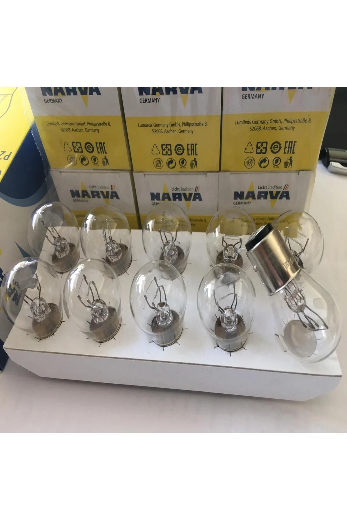Narva 12V 21/5 Standart 1016 Ampul 10 lu Kutu Narva 12V 21/5 Standart 1016 Ampul 10 lu Kutu