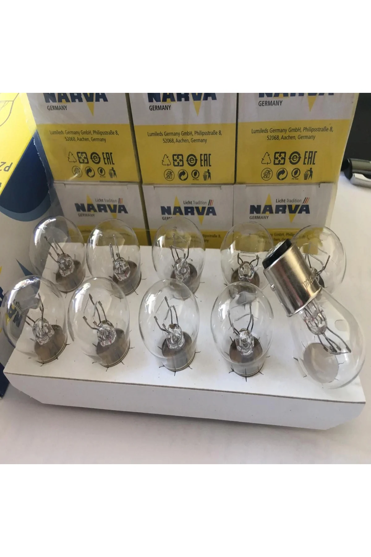 Narva 12V 21/5 Standart 1016 Ampul 10 lu Kutu