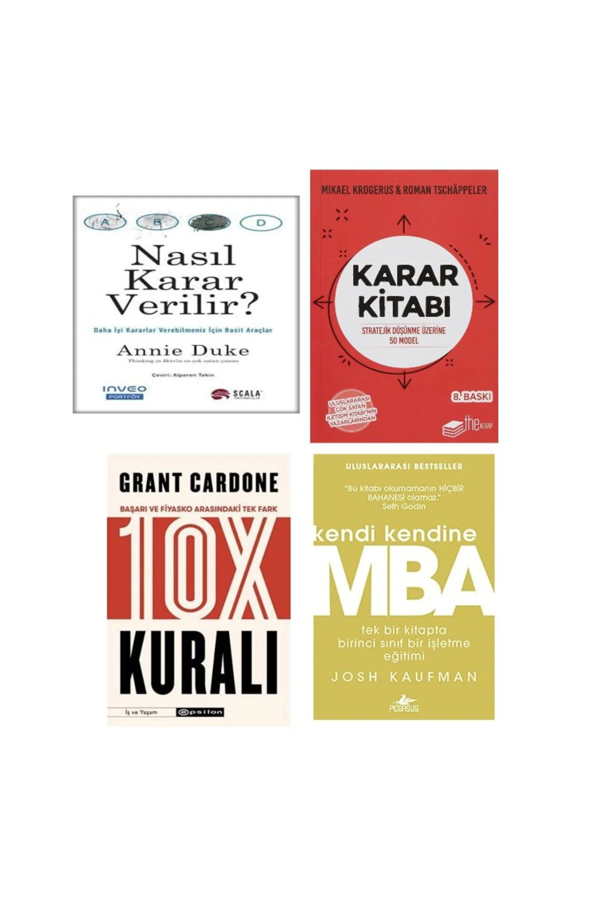 nasil karar verilir + karar kitabi + 10x kurali mba=4 set Fiyatı, Yorumları ve Özellikleri