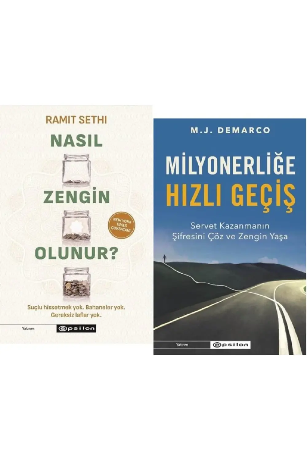 Nasıl Zengin Olunur? + Milyonerliğe Hızlı Geçiş / 2 Kitap Set