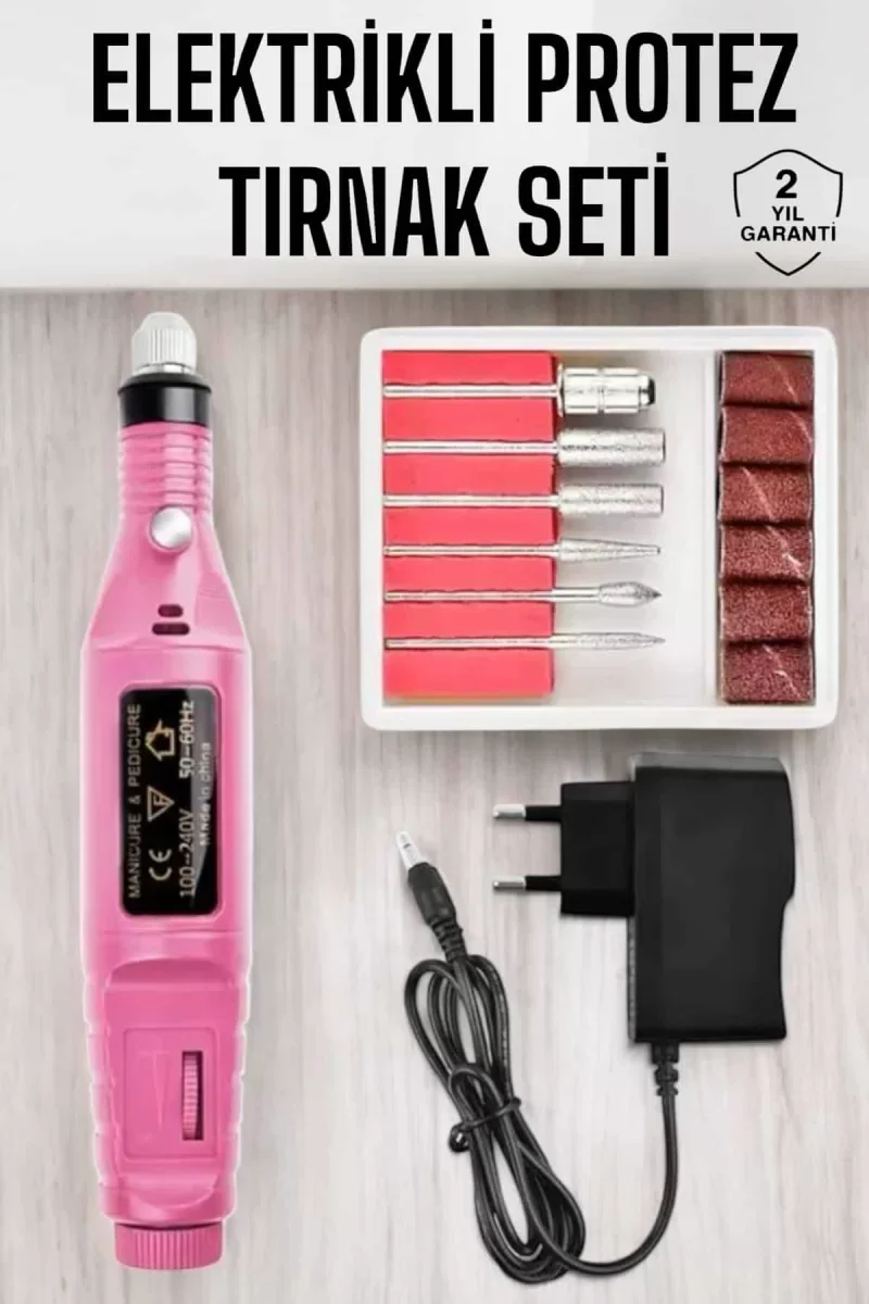 Nasır Temizleyici Manikür Pedikür Seti Elektrikli USB Girişli - L