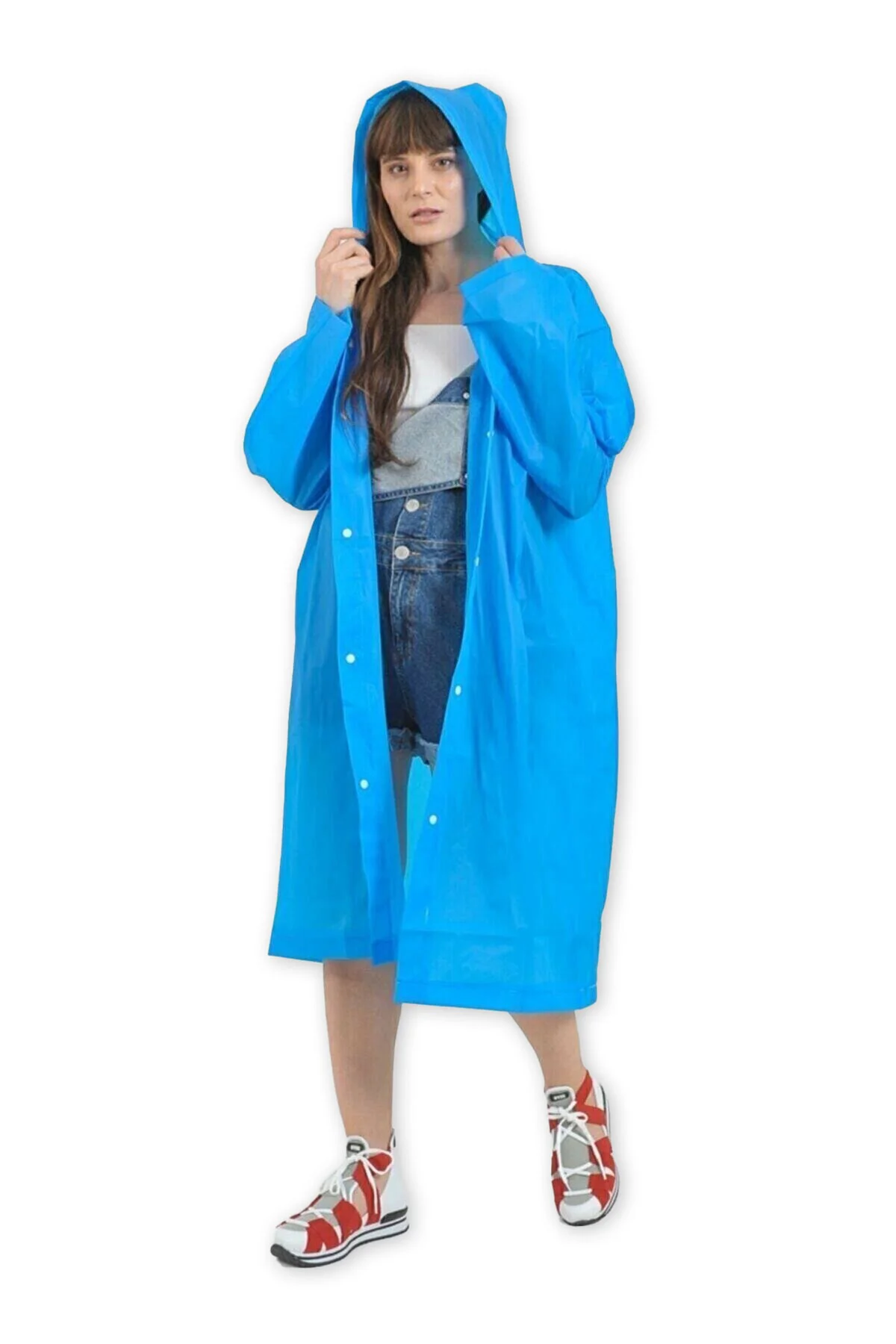 Nasya Unisex Mavi Renk Kapüşonlu Ve Çıtçıtlı Eva Yağmurluk Nasya Unisex Mavi Renk Kapüşonlu Ve Çıtçıtlı Eva Yağmurluk