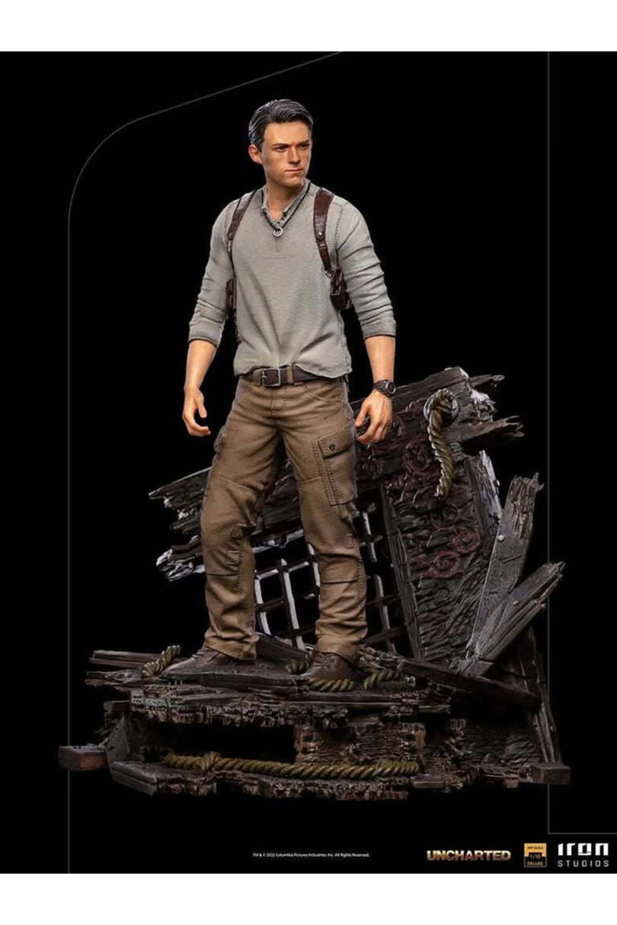 Nathan Drake Figür Deluxe Figür - Uncharted Figür Movie - Art Scale 1/10 - Nathan Drake Figür Deluxe Figür - Uncharted Figür Movie - Art Scale 1/10 - - Görsel 5