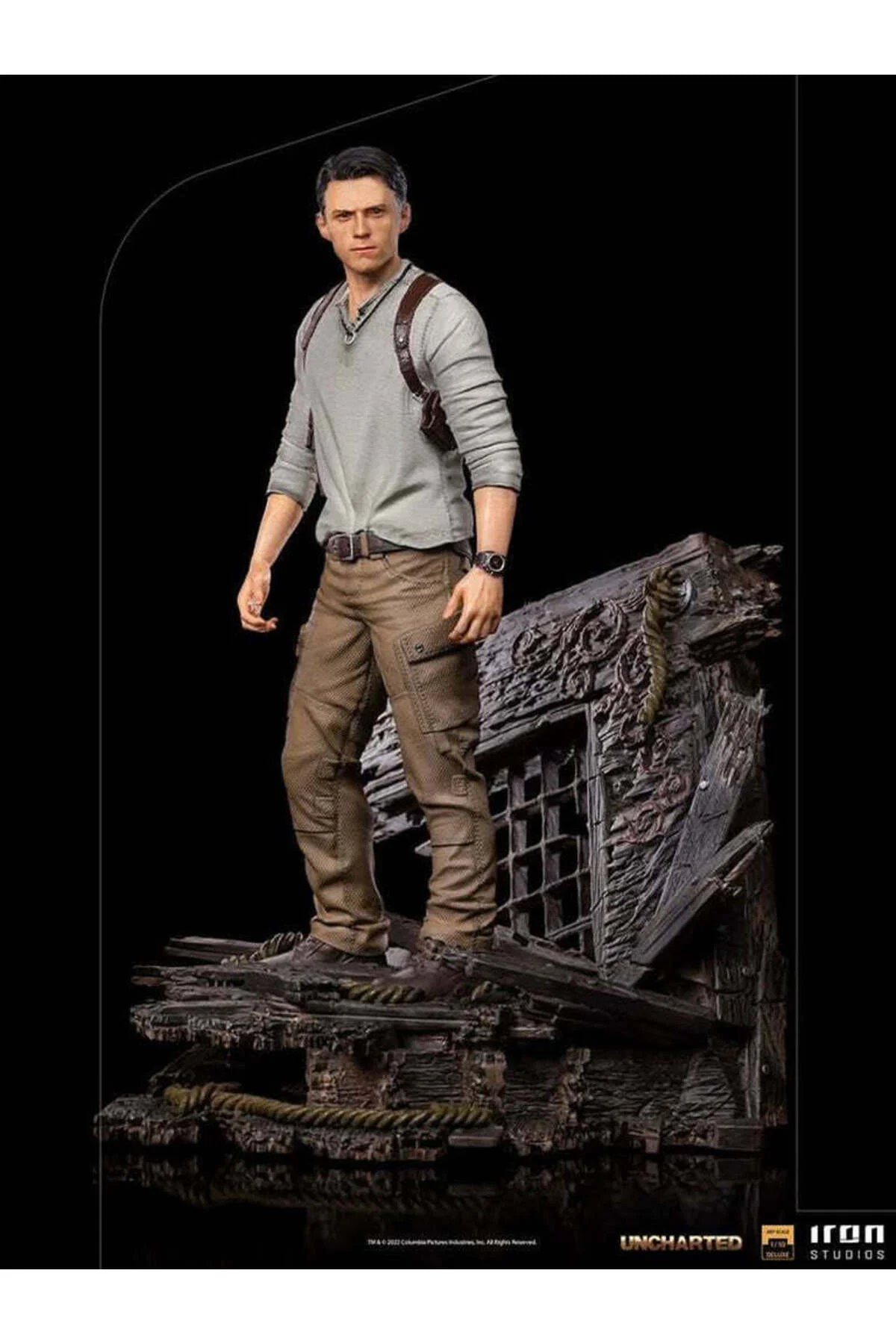 Nathan Drake Figür Deluxe Figür - Uncharted Figür Movie - Art Scale 1/10 - Nathan Drake Figür Deluxe Figür - Uncharted Figür Movie - Art Scale 1/10 - - Görsel 2