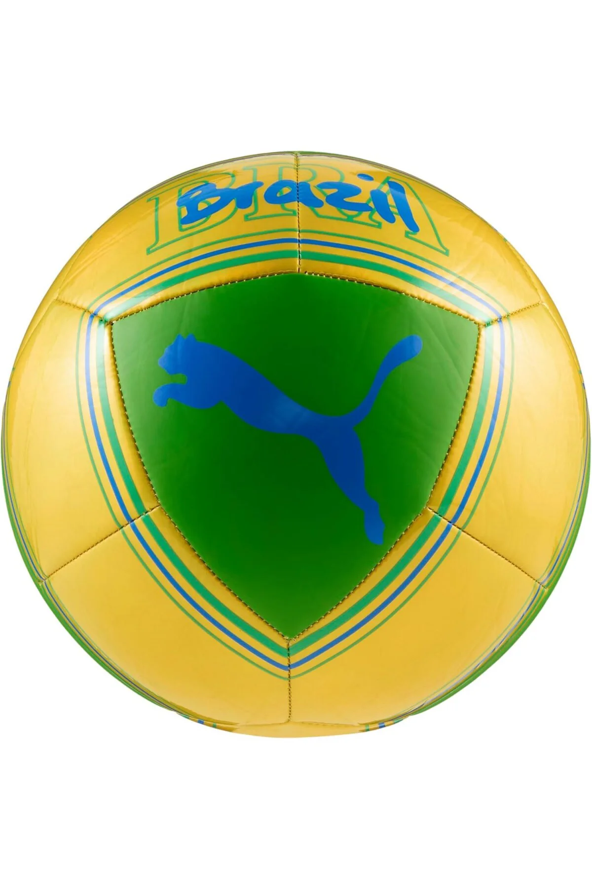 NATIONAL 2026 Fan Ball Unisex Yetişkin Top, Pele Yellow-BRAZIL, 5
