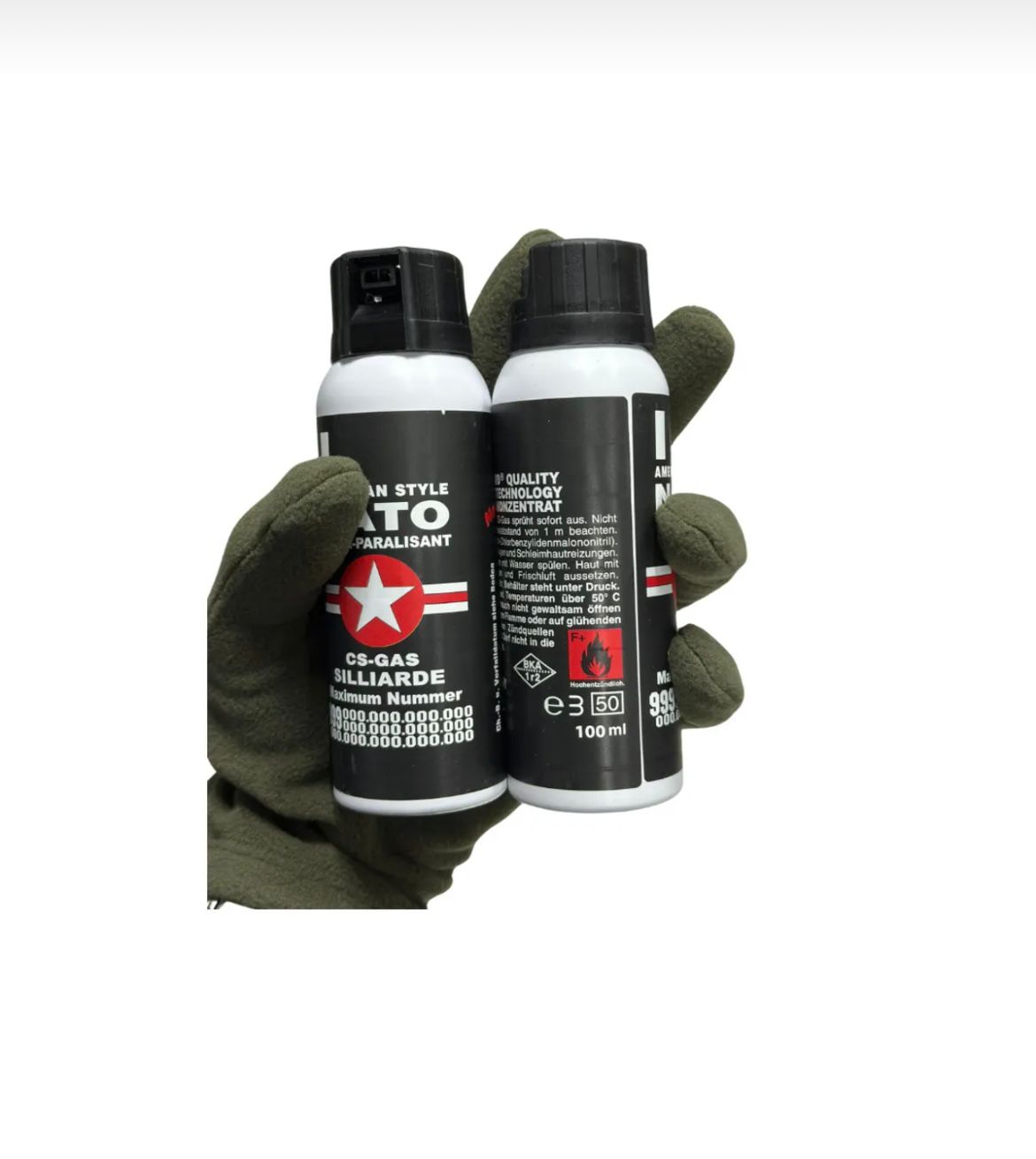Nato Biber Gazı 50 Ml - 5'li Set