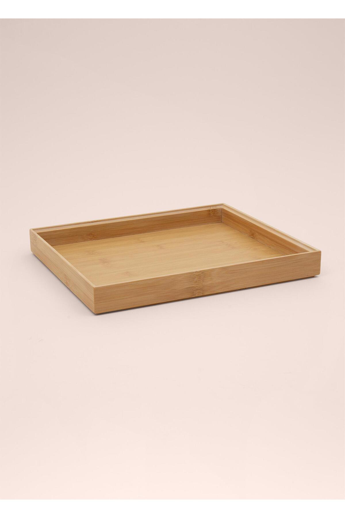 The Mia Natura Bambu Organizer Tepsi Kutu 30X26x4 Cm