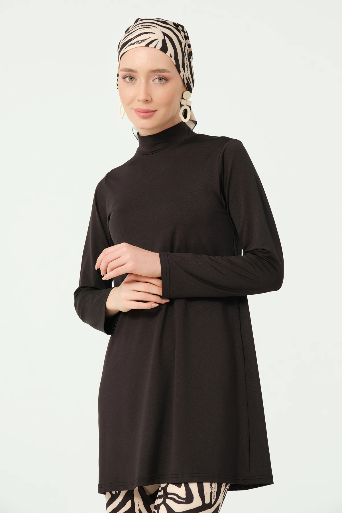 Natura Desenli Tesettür Mayo