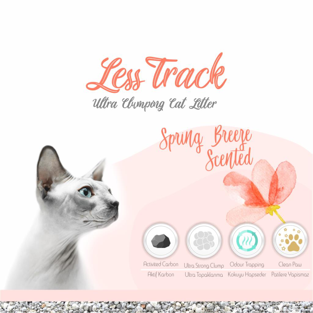 Natura Less Track Bahar Esintisi Kokulu Kedi Kumu 10 Lt