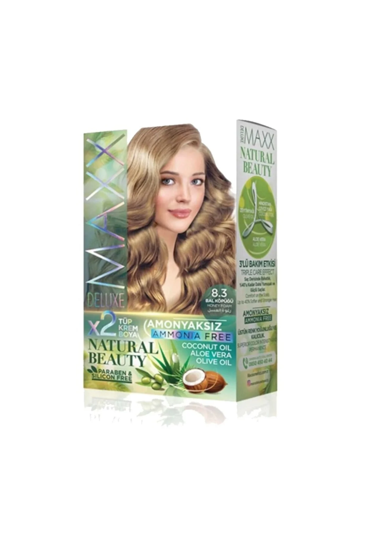 Natural Beauty Amonyaksız Saç Boyası 8.3 Bal Köpüğü