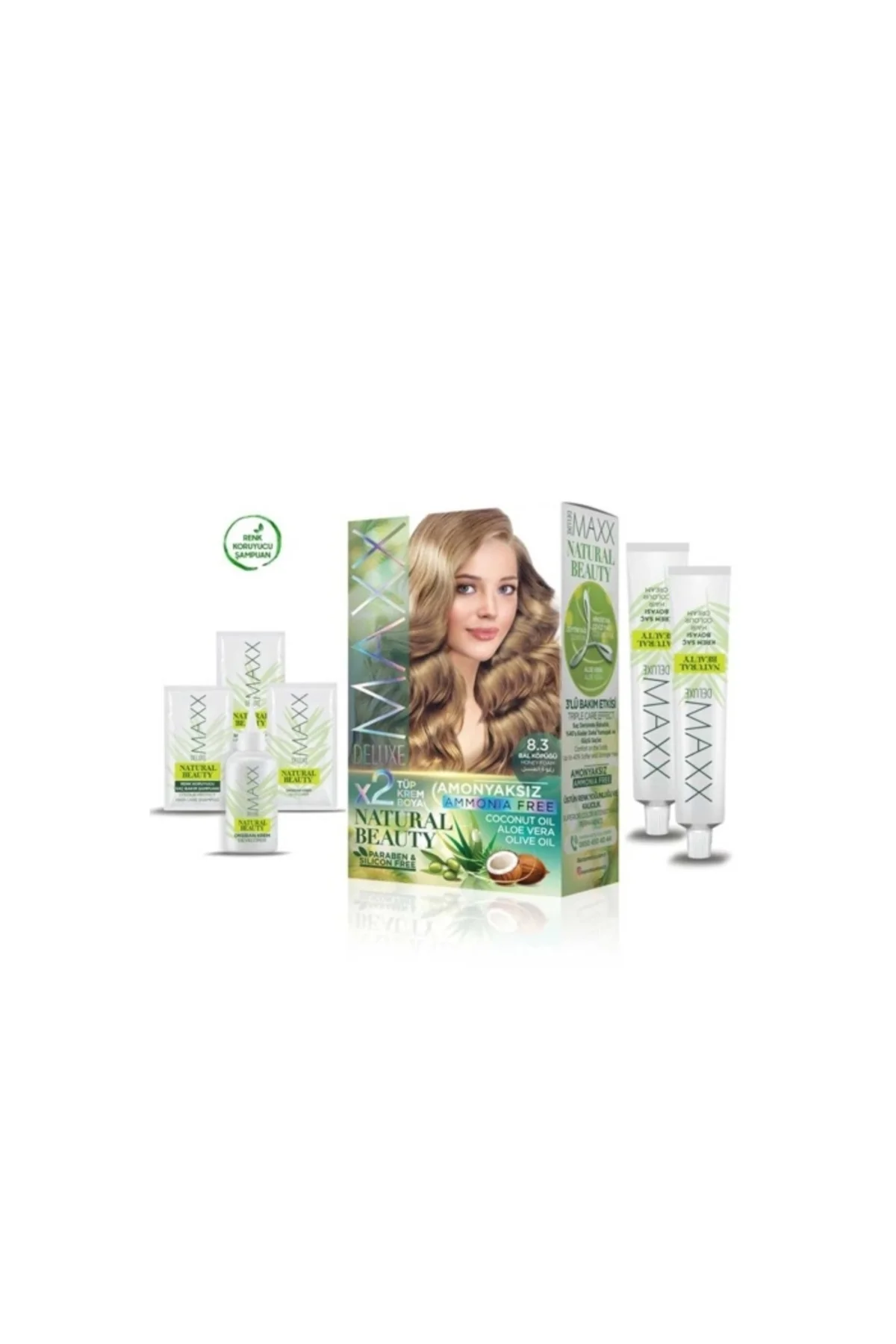 Natural Beauty Amonyaksız Saç Boyası 8.3 Bal Köpüğü
