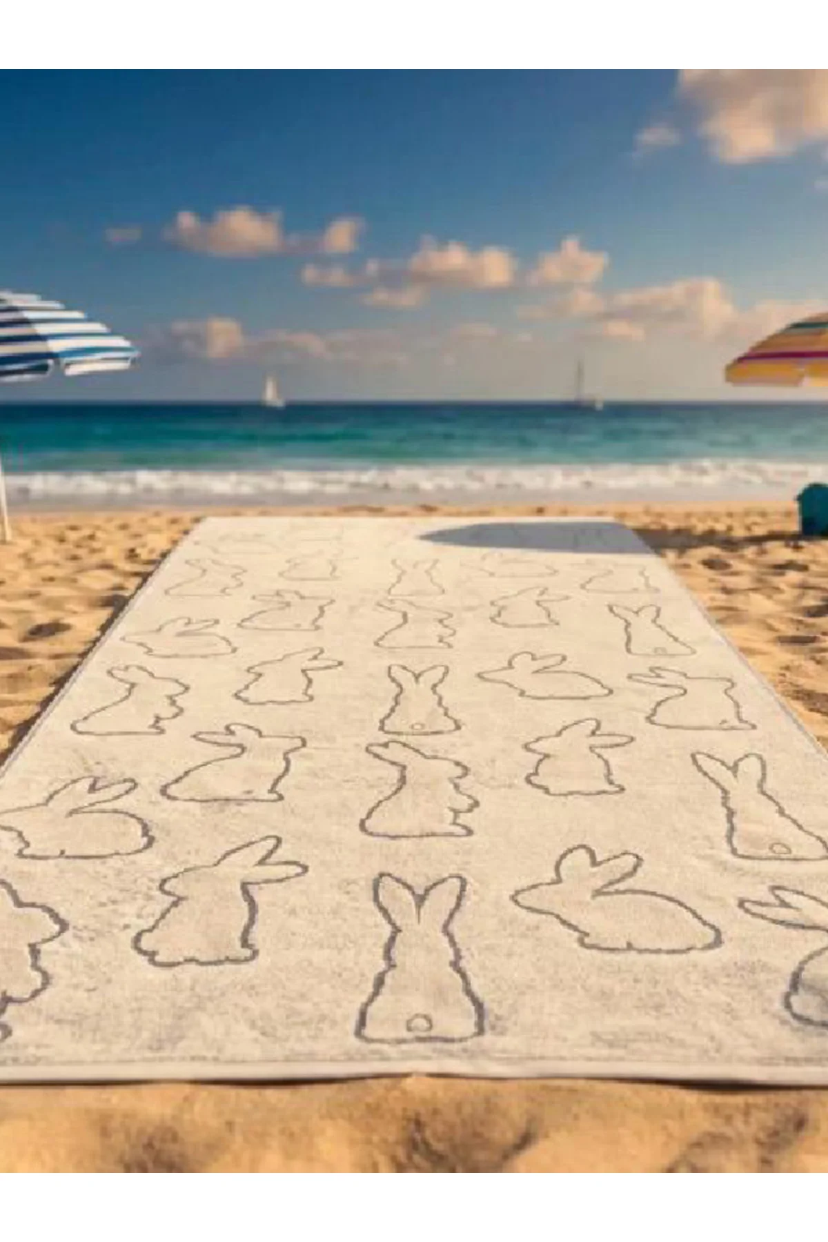 NATURAL DESENLİ VÜCUT HAVLUSU(70X140-1 ADET)