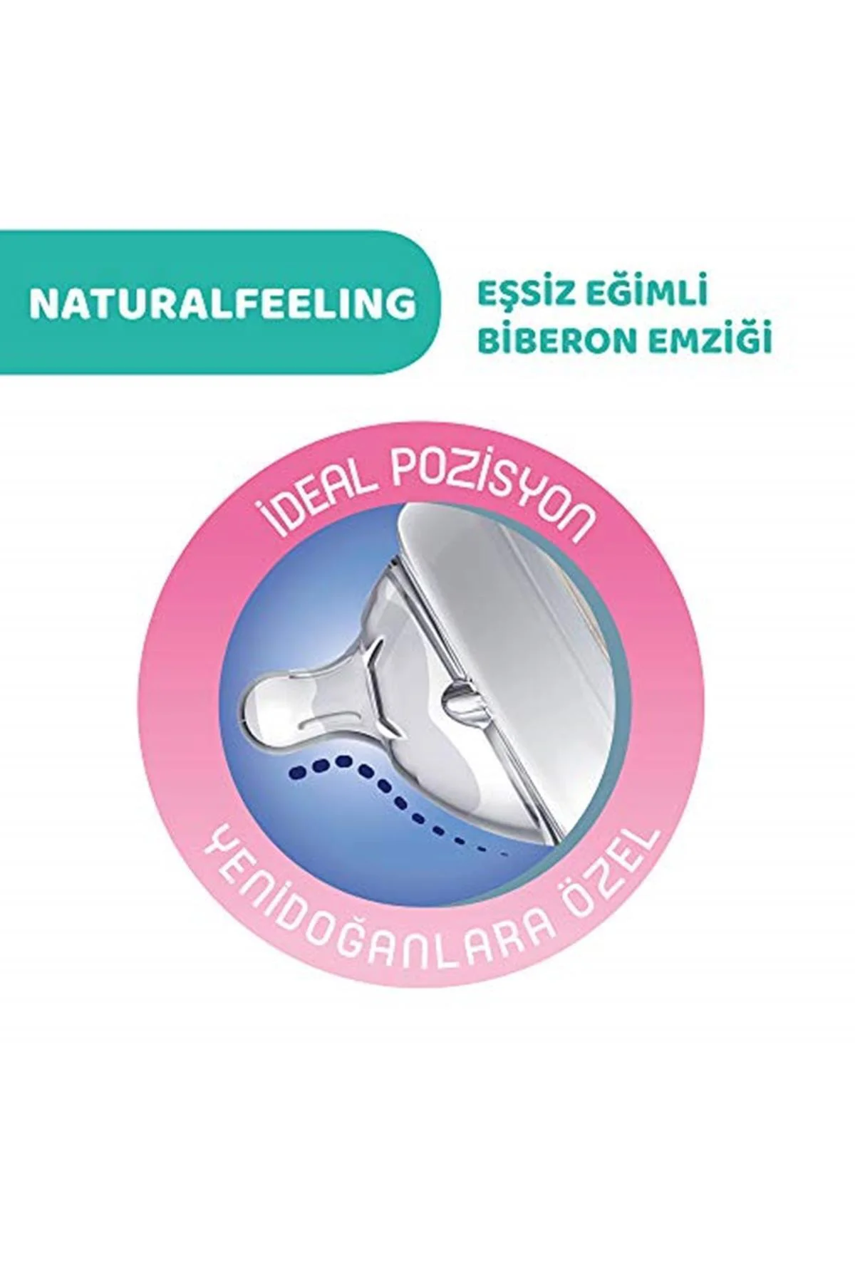 Natural Feeling Cam Biberon 150 ml 0+ Ay