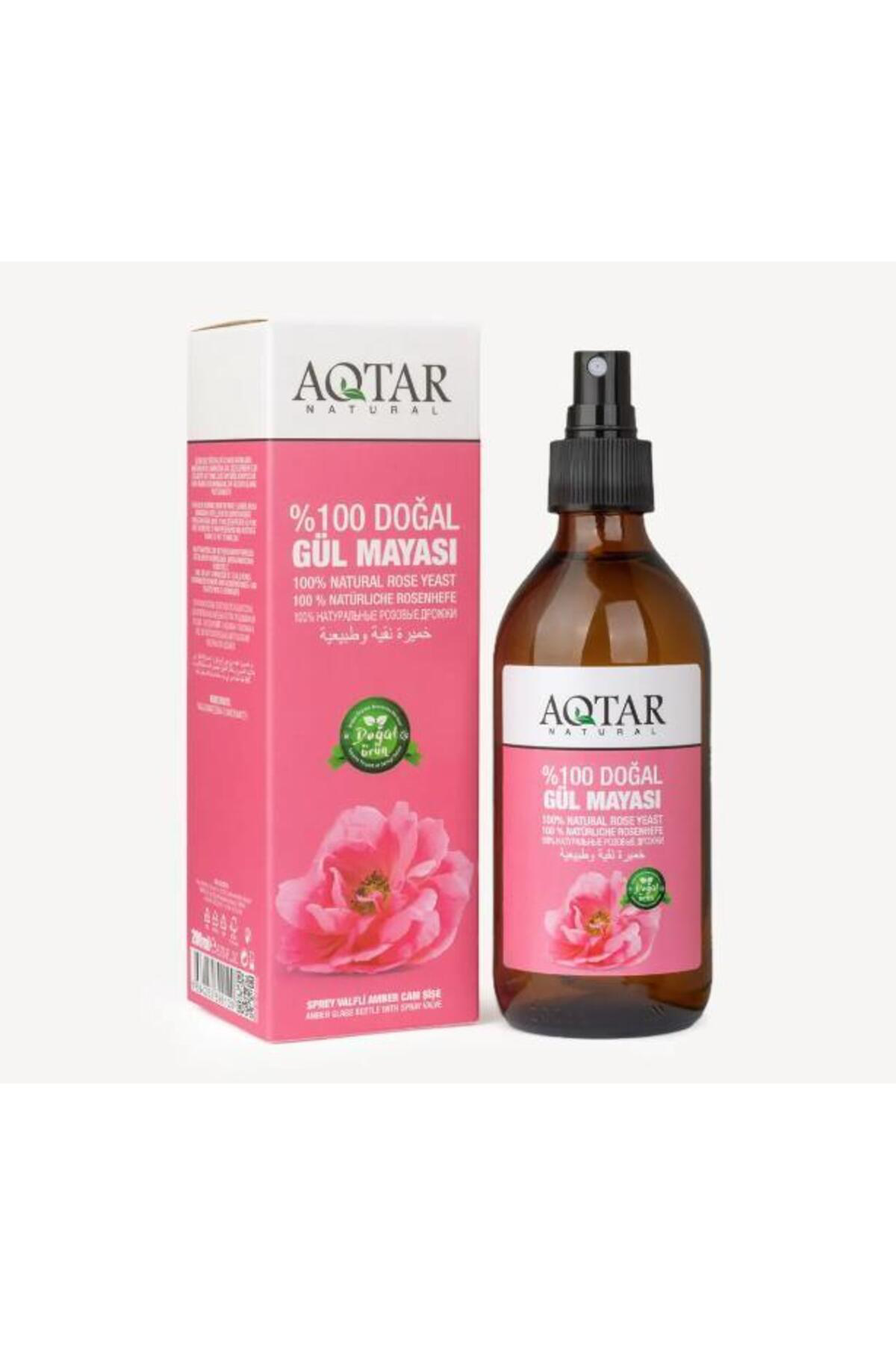 Aqtar Natural Gül Mayası %100 Doğal 200 Ml