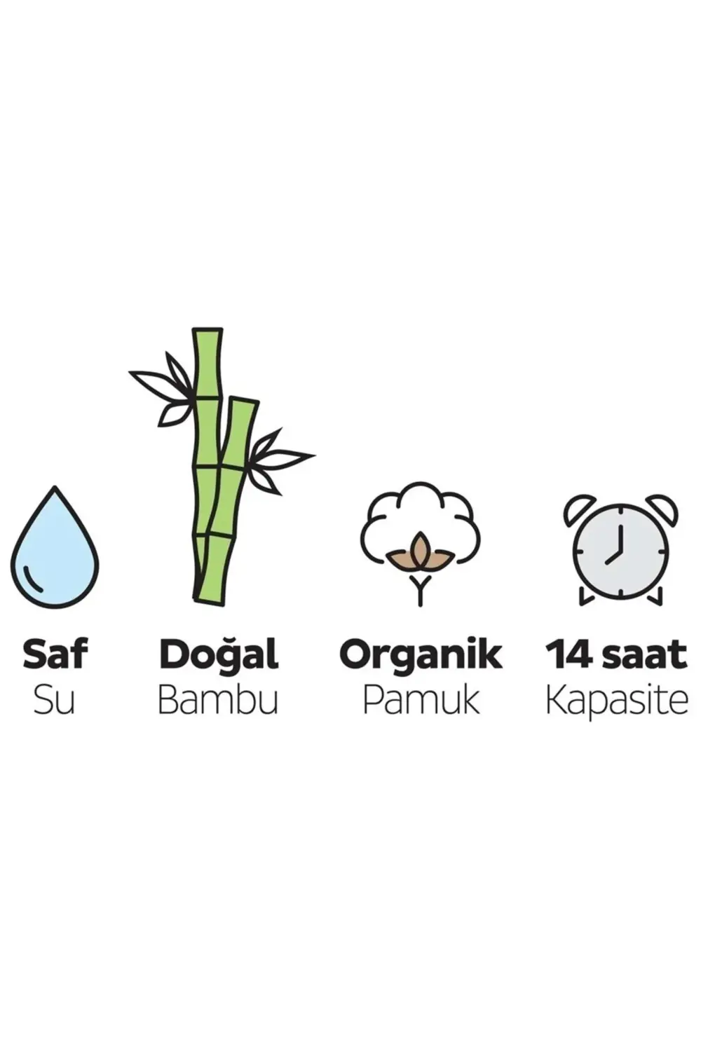 Natural Külot Bez 2'Li Ultra Paket 6 Beden 62 Adet