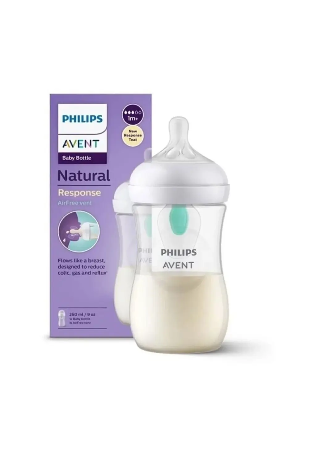 Natural Response Doğal Tepkili Antikolik Valfli Pp 2'li Biberon S